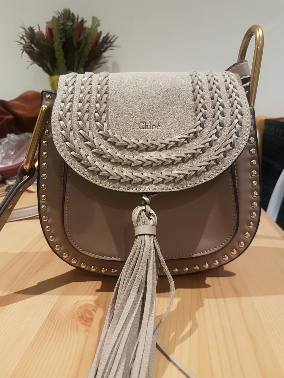 Faux Chloe Hudson Handbag Taupe Women s Fashion Bags Wallets on Carousell