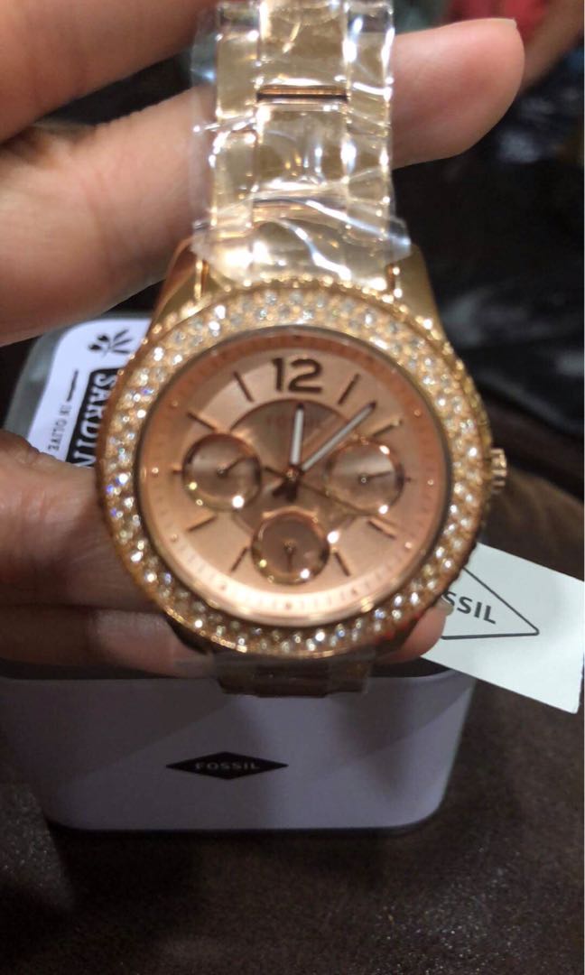 Fossil es3590 rose gold top