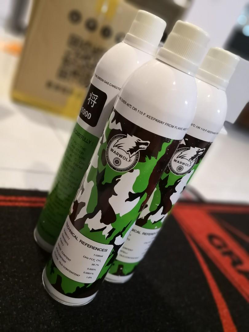 Green Gas (Airsoft) For Sabah Area only, Sports Equipment, Sports