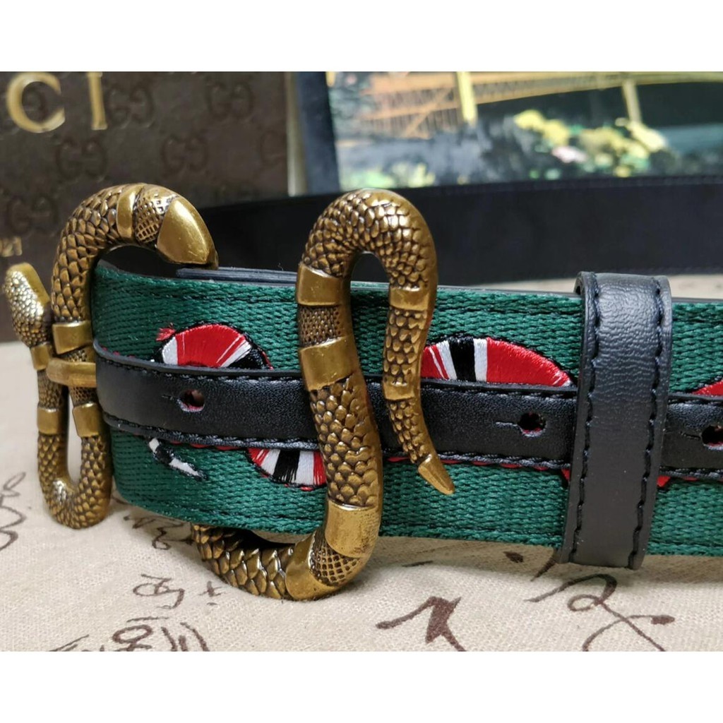 gucci snake belt womens