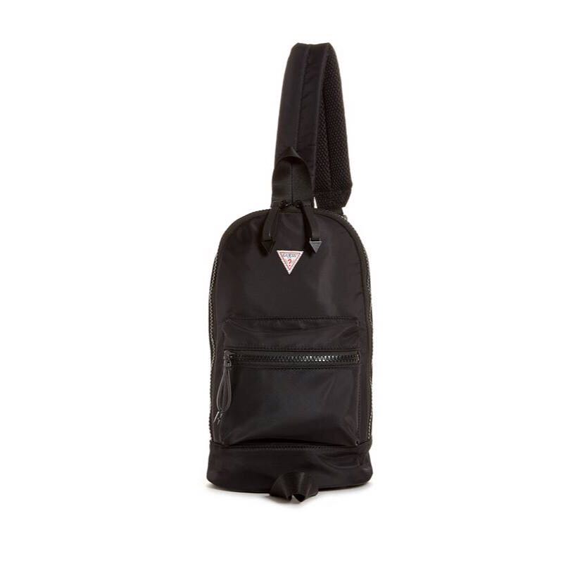 guess mini backpack black