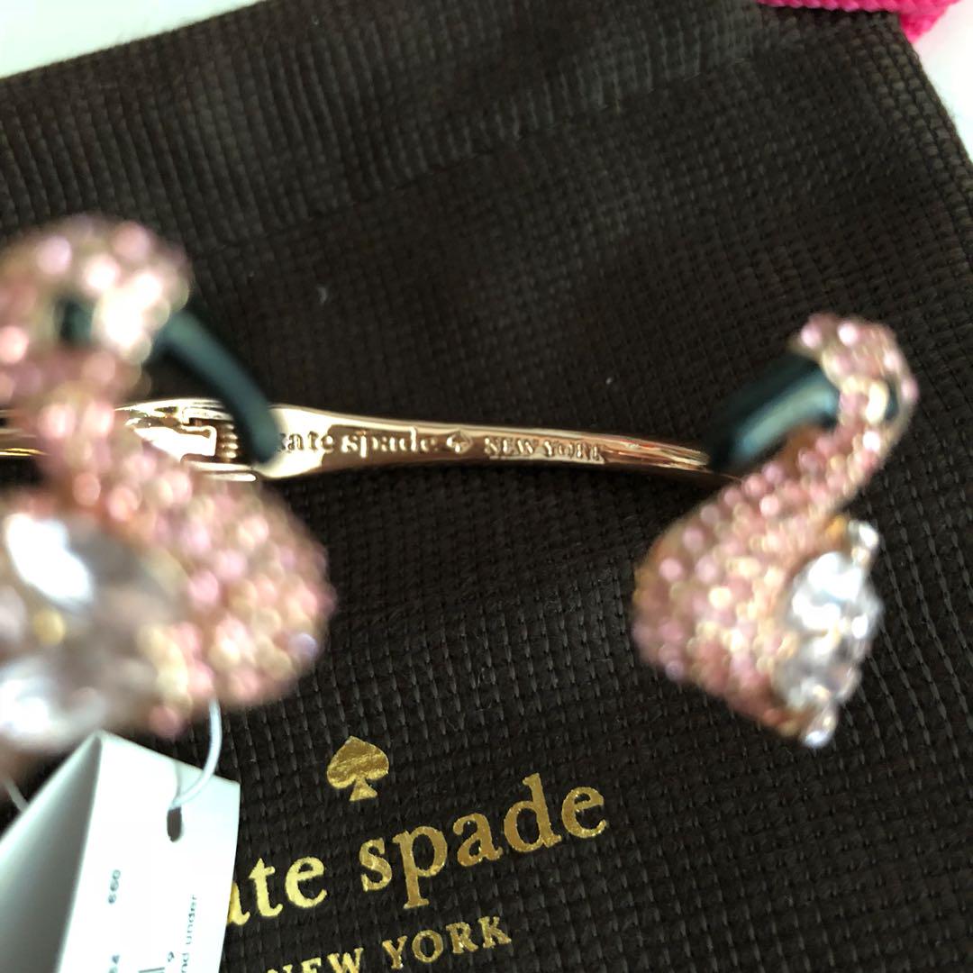 Kate Spade Bangle - pink flamingo, bird's the world (BNWT), Luxury,  Accessories on Carousell