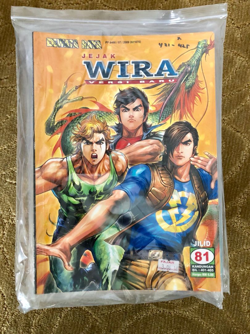 Komik Jejak Wira Versi Baru Comic Hong Kong, Hobbies & Toys, Books