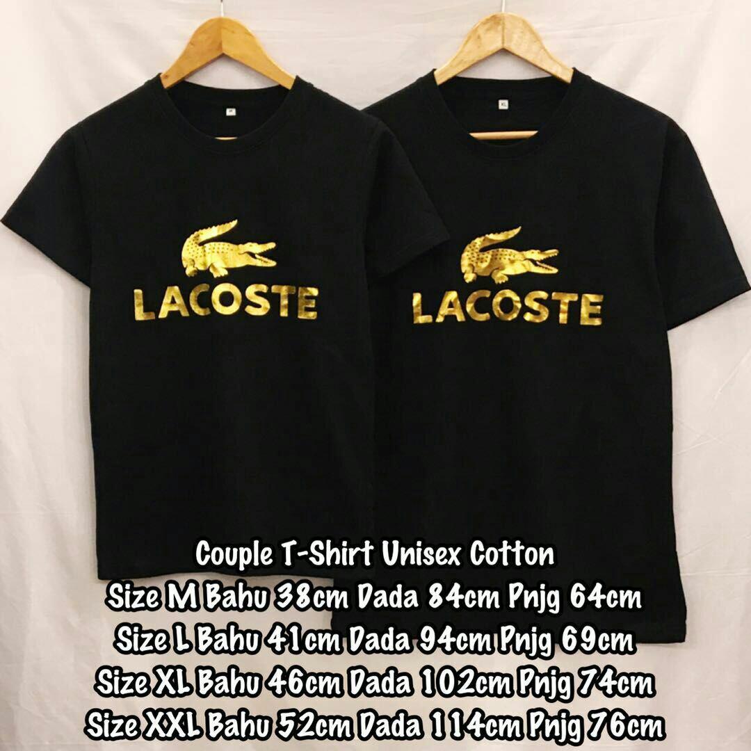 Lacoste Vesus couple tops shirt (1pcs 