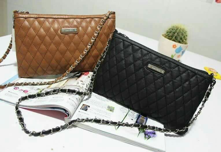 Mango quilted chain sling, Luxury, Bags & Wallets on Carousell