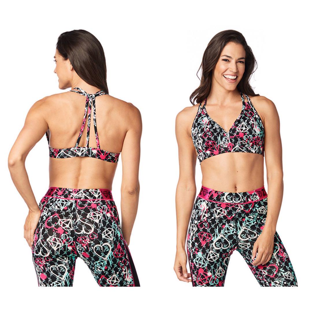 New Po Zumba Diamond Diva Bra Sports Sports Apparel On Carousell
