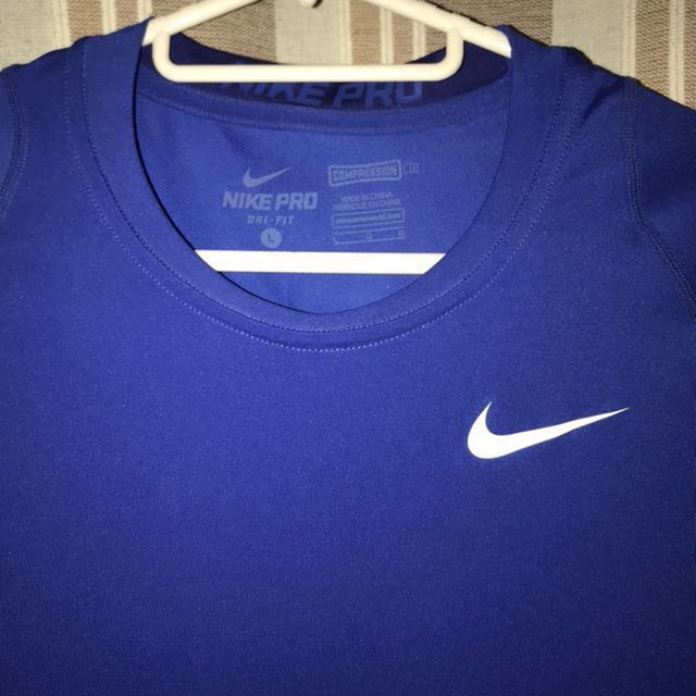 Nike Dri-Fit Gym Shirt (Category: Tshirts & Polo Shirts ) located in Pasig City. Submitted by silent.finders.keepers (Listing ID 154149022, Image 1). Description: Blue Nike Dri-fit Gym/Sports Shirt Fit Size: Large Good as NEW Mall Price: Php 1,000+ LP: Php 500.00 .