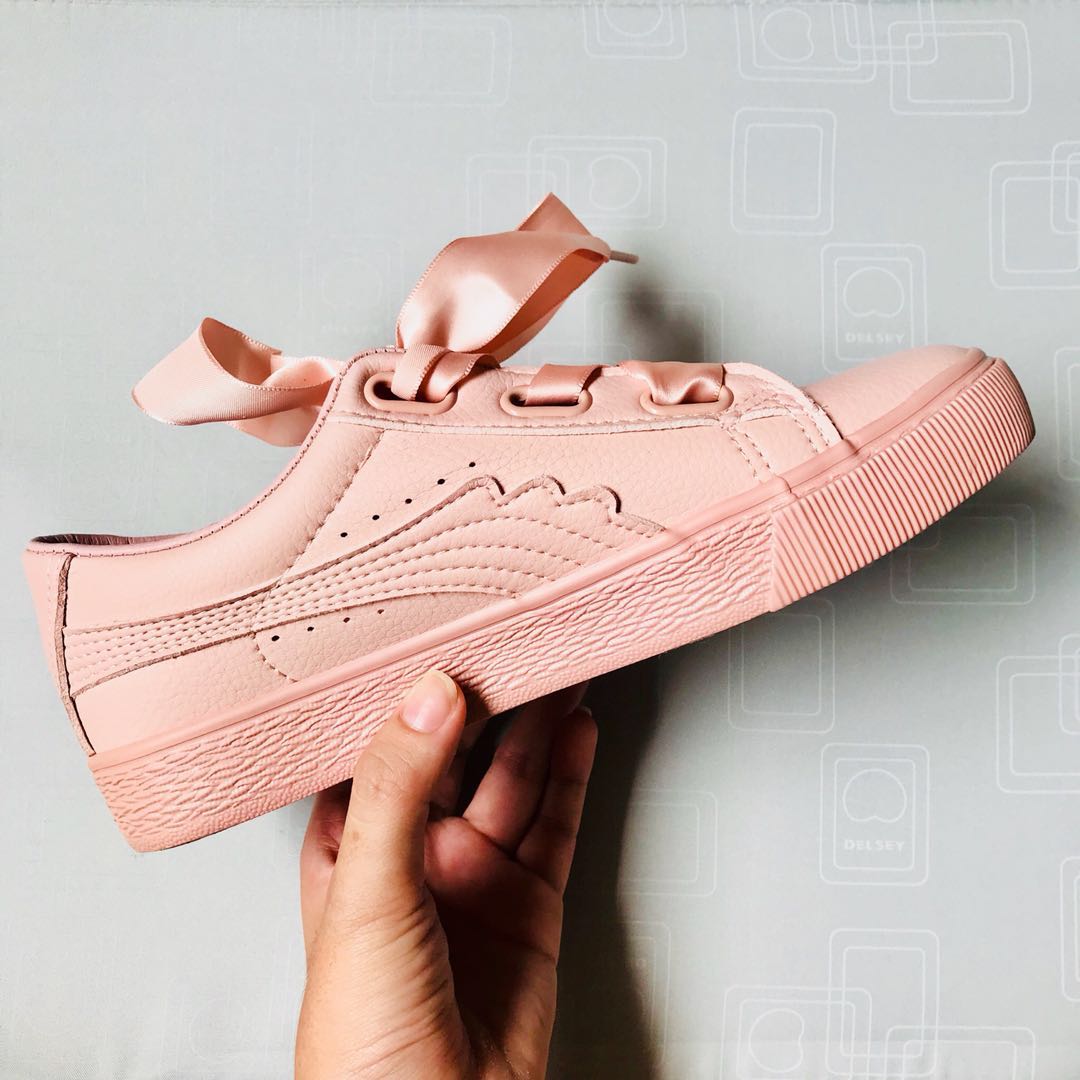 nude pink sneakers