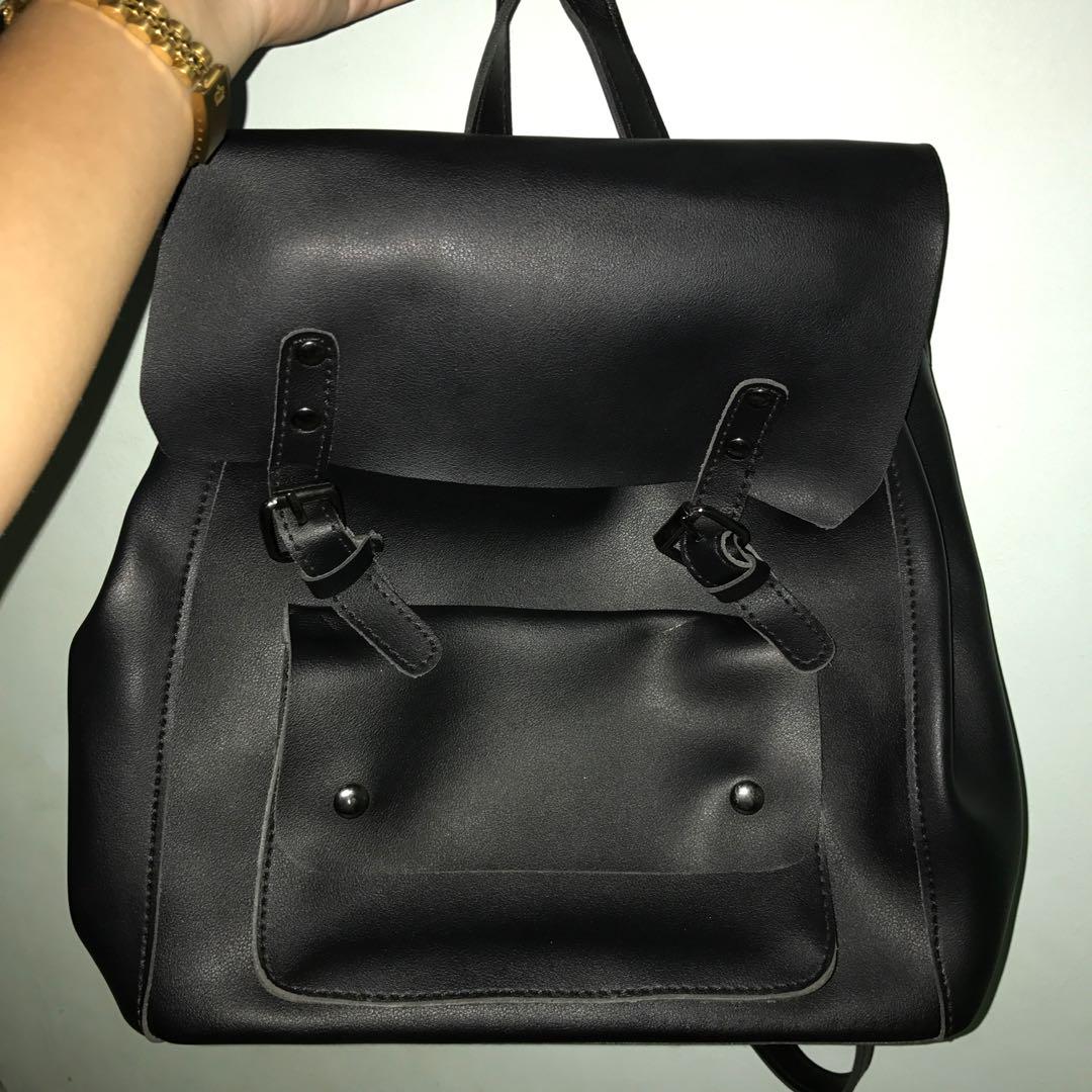 Black Parisian BackPack, Women's Fashion, Bags & Wallets, Backpacks on  Carousell