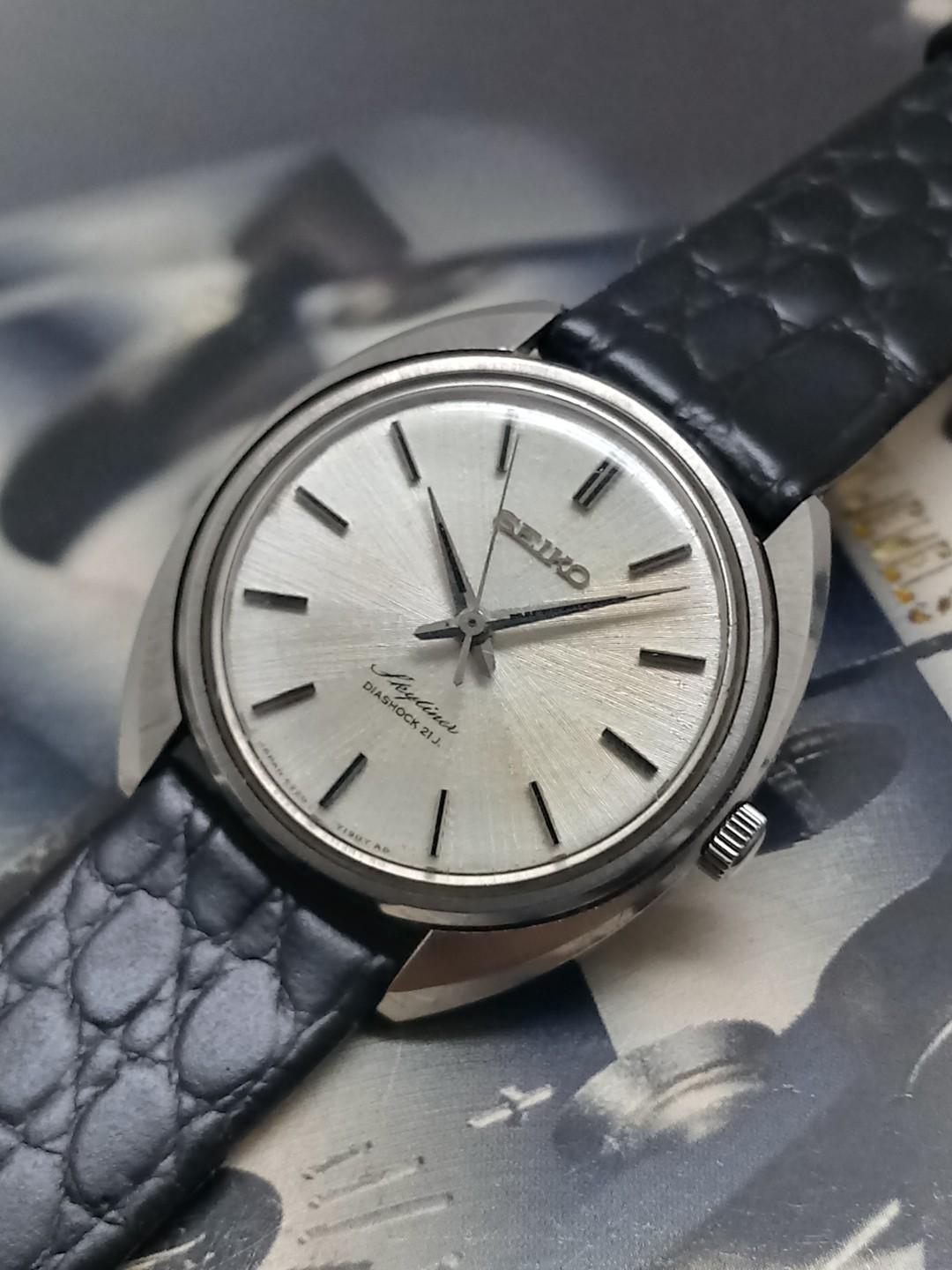 Seiko diashock 21 deals jewels