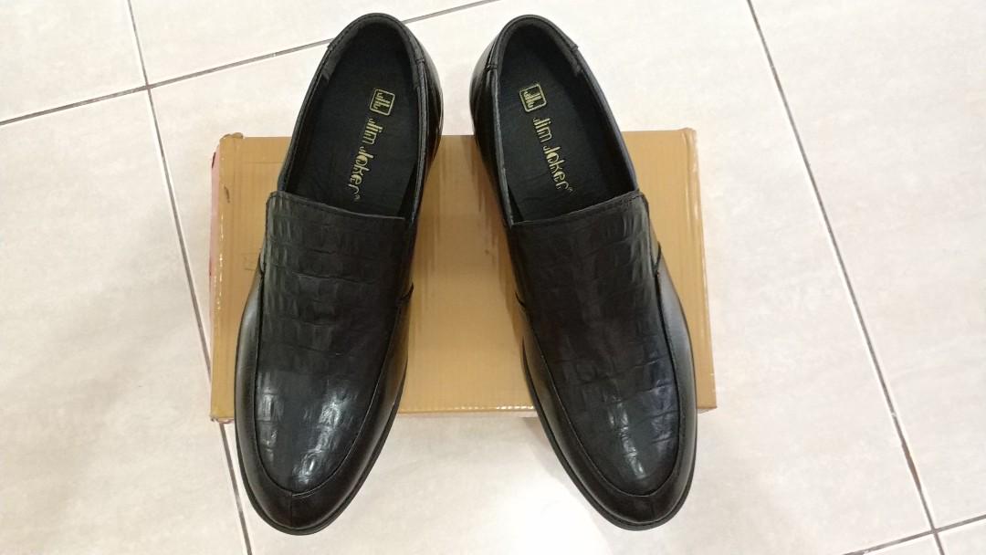 Sepatu Kulit Asli Formal Leather Shoes Pantofel Kerja Jim Joker 42 43 Fesyen Pria Sepatu Di Carousell