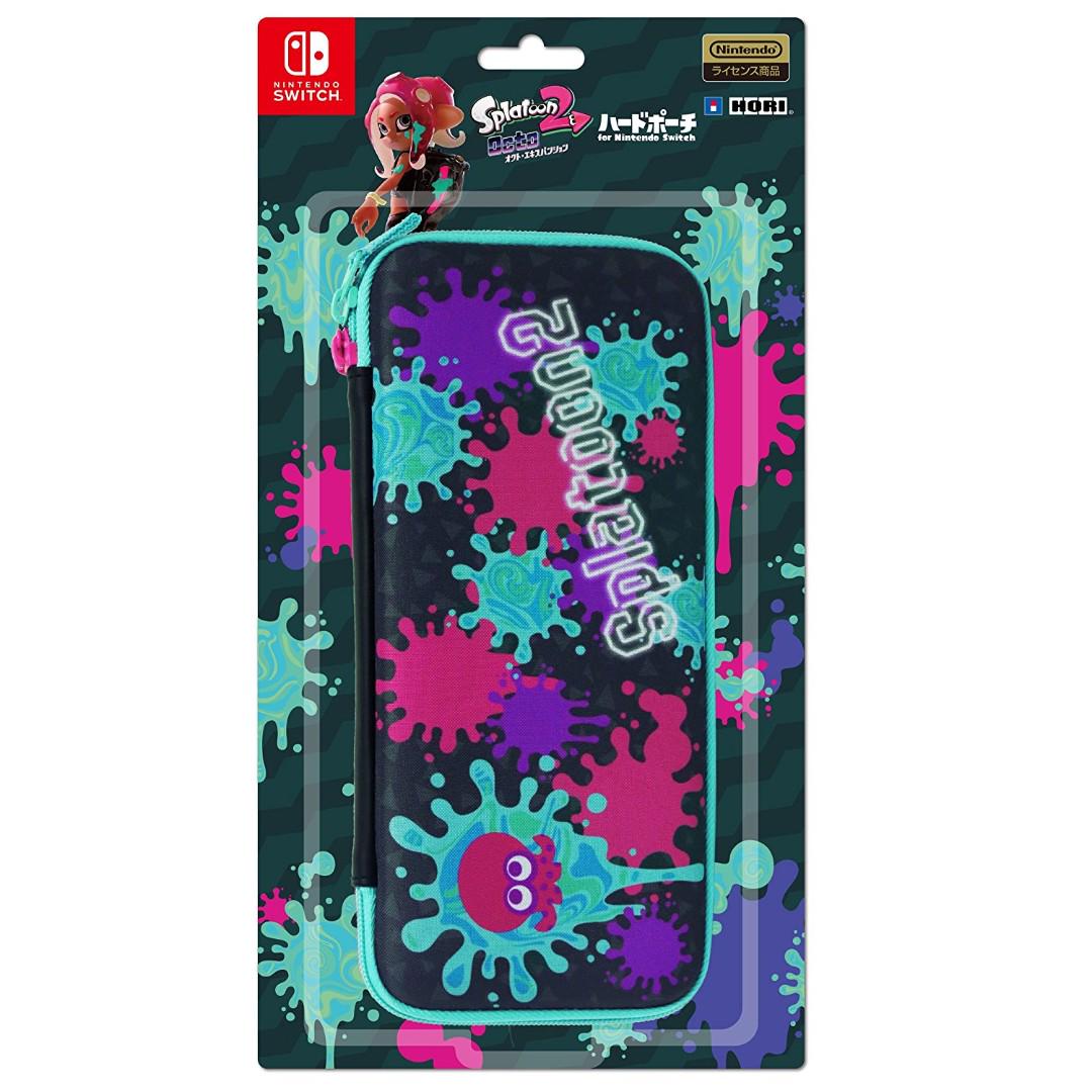 Splatoon 2 Hard Pouch For Nintendo Switch Ink X Octopus Pre