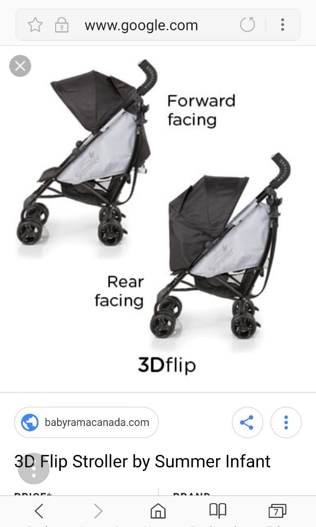 3d flip stroller