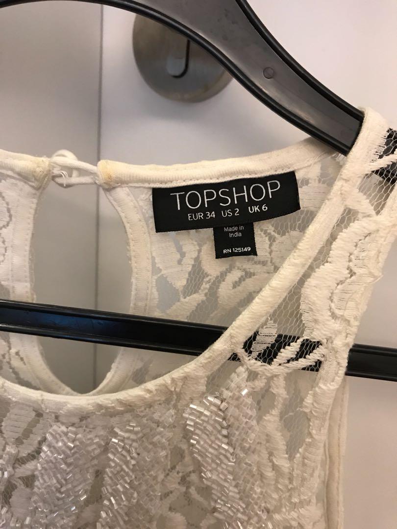 Topshop lace and beads shop