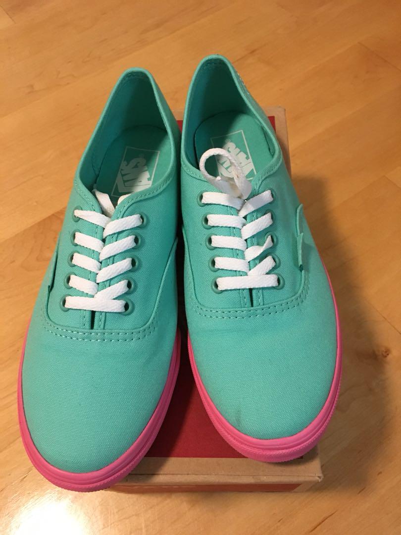 vans authentic lo pro green