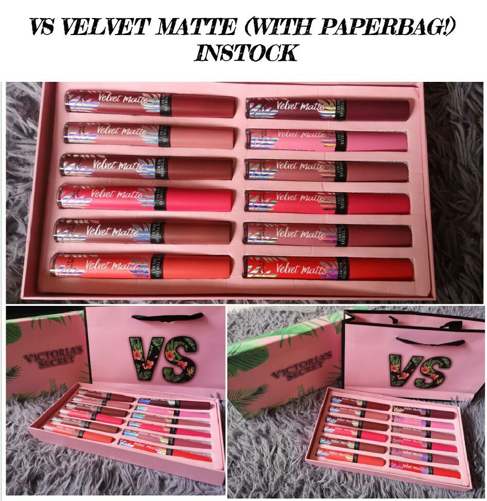 victoria secret velvet matte lipstick set