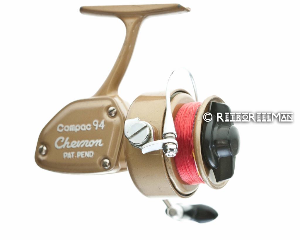 Vintage 1970’s Compac 94 Chevron Lite Spinning Reel Made in JAPAN