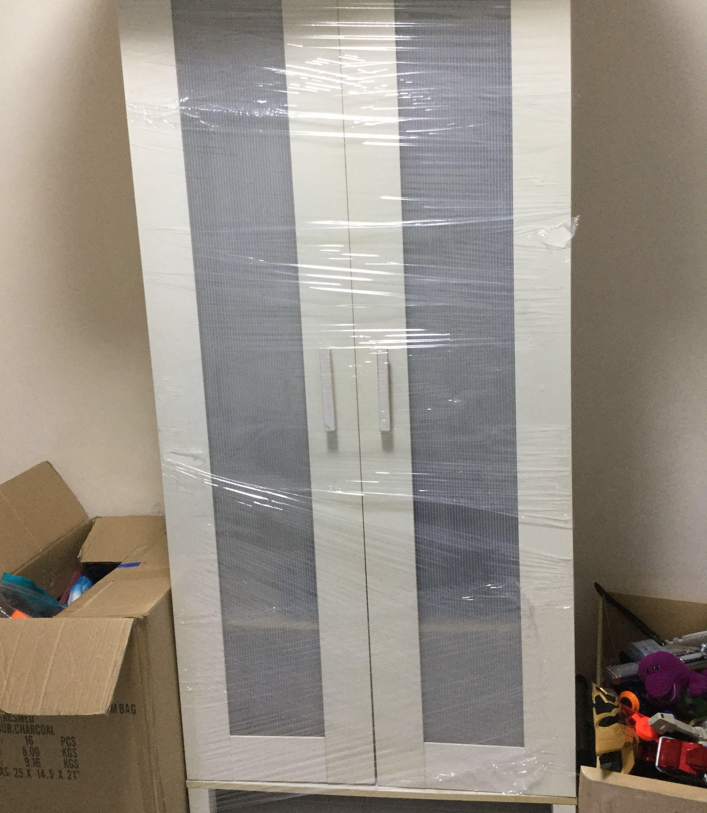 White Ikea Clothes Wardrobe Aneboda Kids Cabinet Furniture