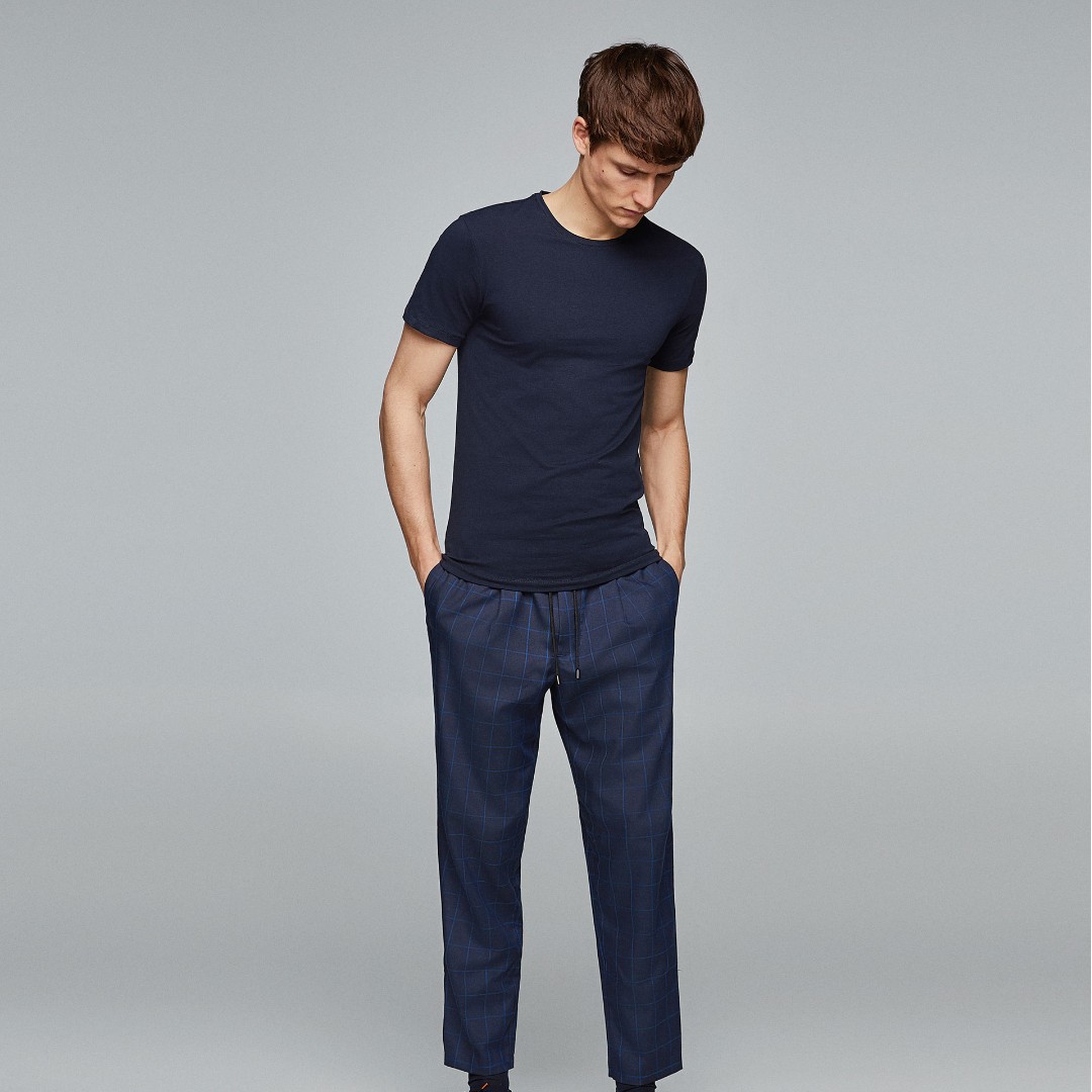 zara basic slim fit t shirt