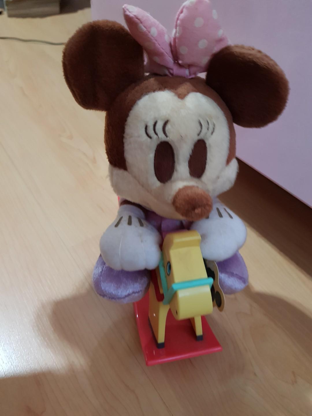 minnie mouse rocking horse