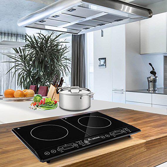 Aobosi Electric Double Induction Cooktop With 2 With Magnetic Cookware –  AOBOSI