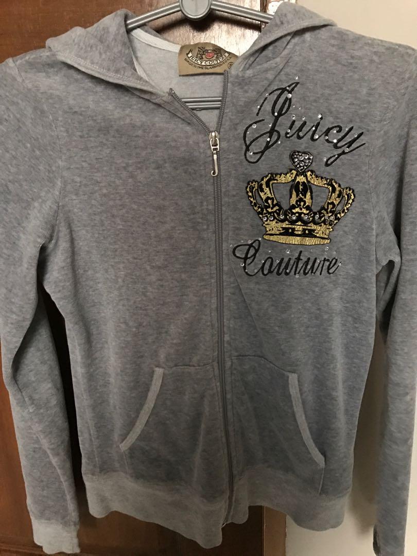 juicy couture grey hoodie