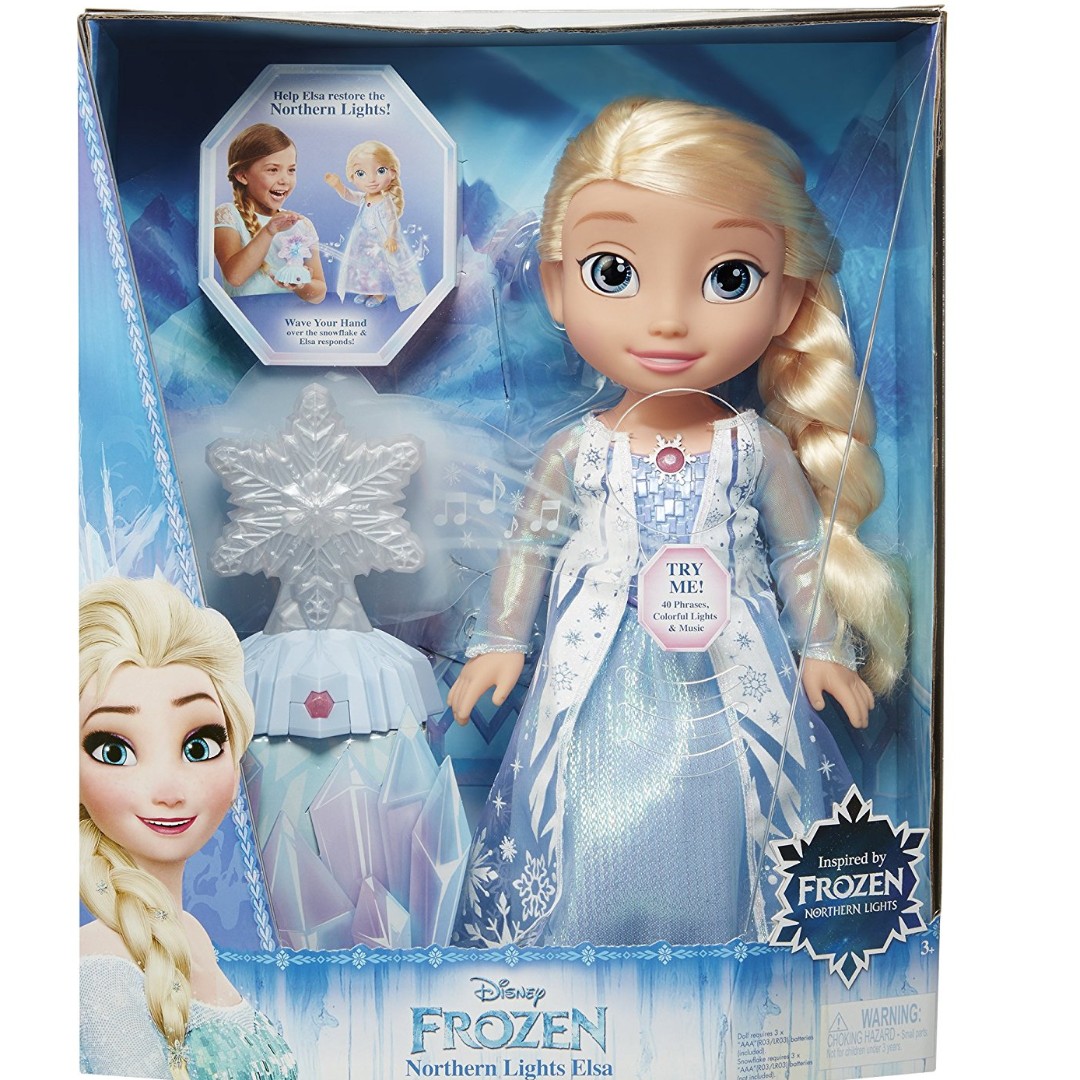 singing elsa toddler doll