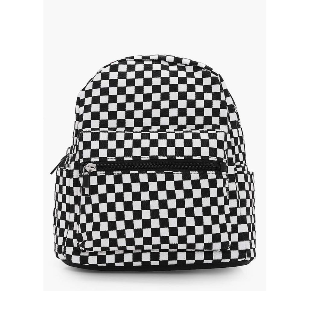 checkered backpack mini