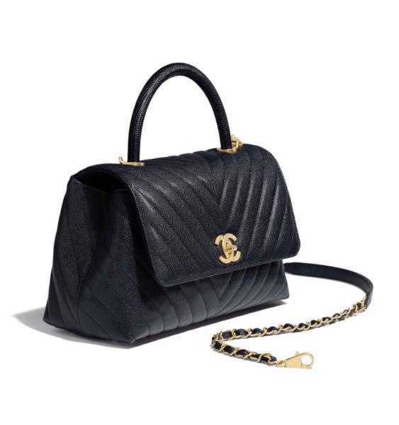 chanel flap bag with top handle 2018