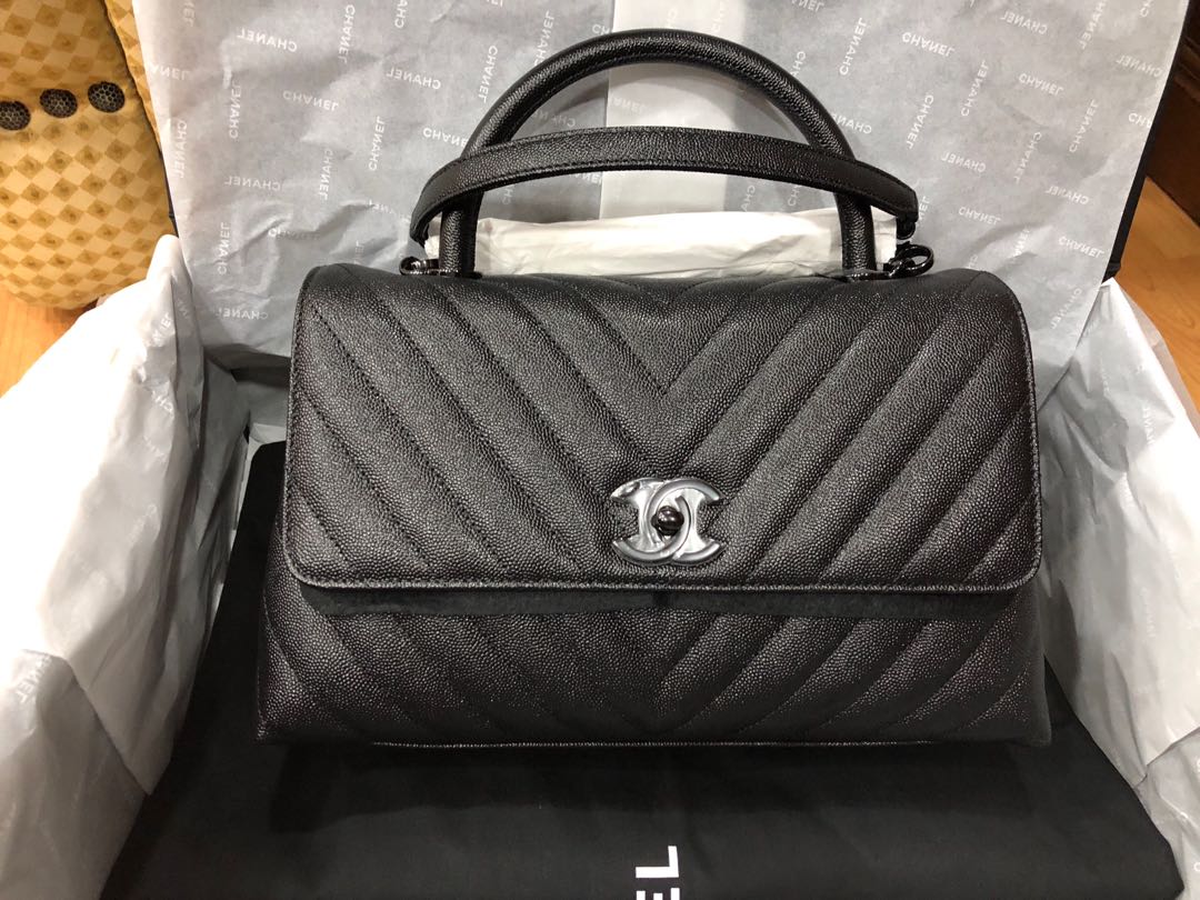 Chanel So Black Coco Handle Luxury Bags Wallets On Carousell Chanel So Black Coco Handle Luxury Bags Wallets On Carousell
