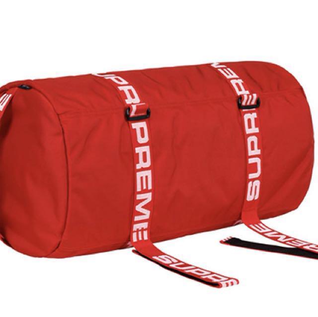 Duffle bag from Supreme RED Luxury Bags Wallets on Carousell