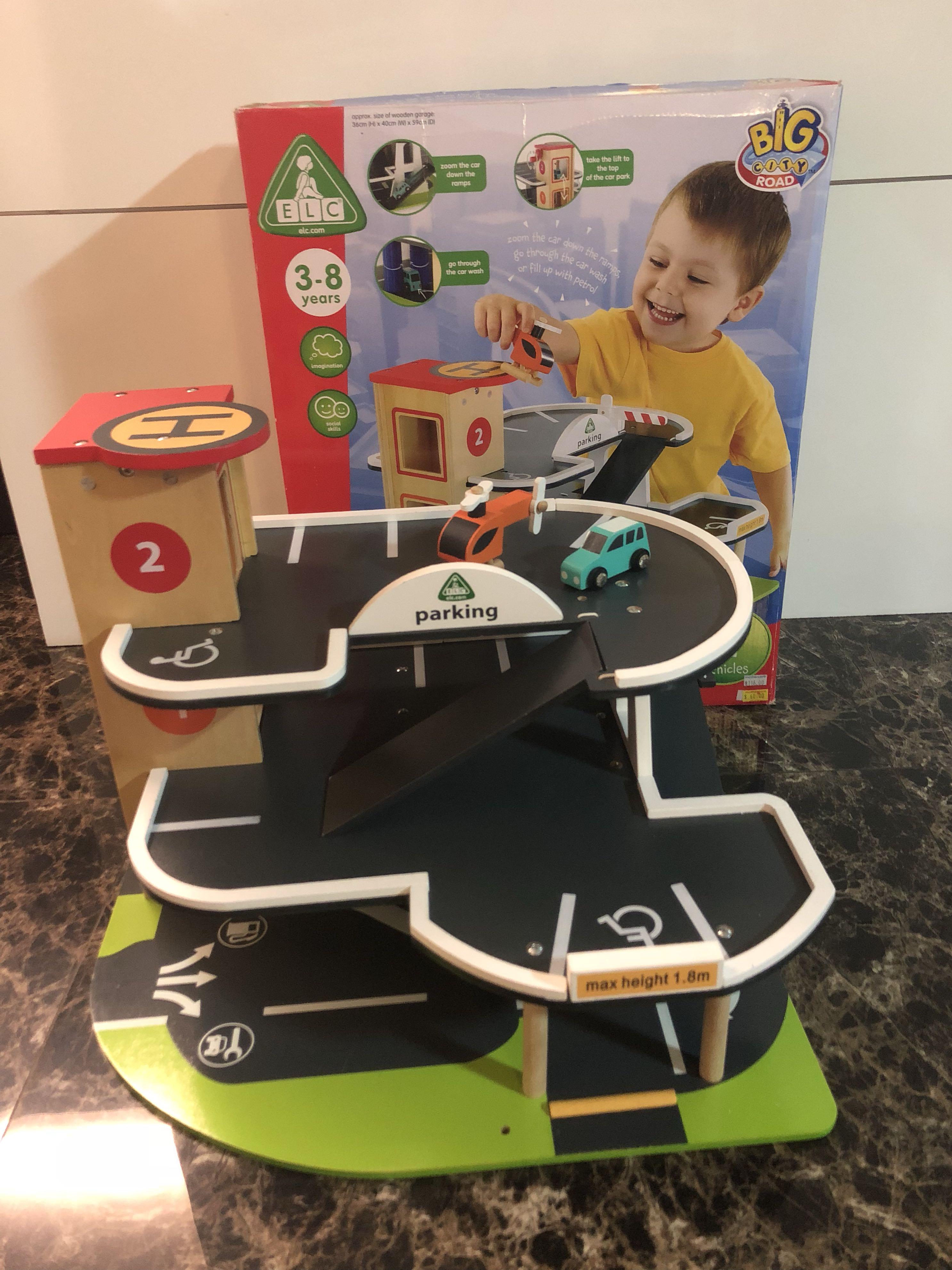Elc wooden car sales garage