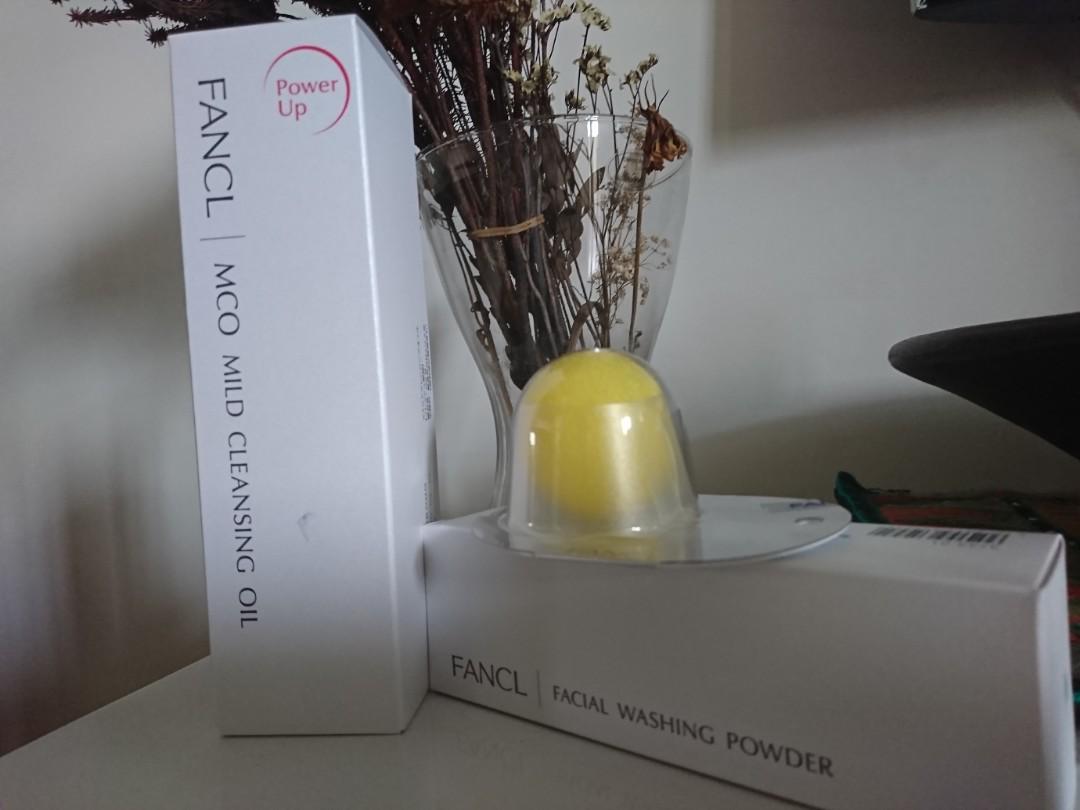 Fancl Puff Für Finish-Puder – 1 Stück (Grüntee-Set), Weicher Applikator Für Make-up-Pulver