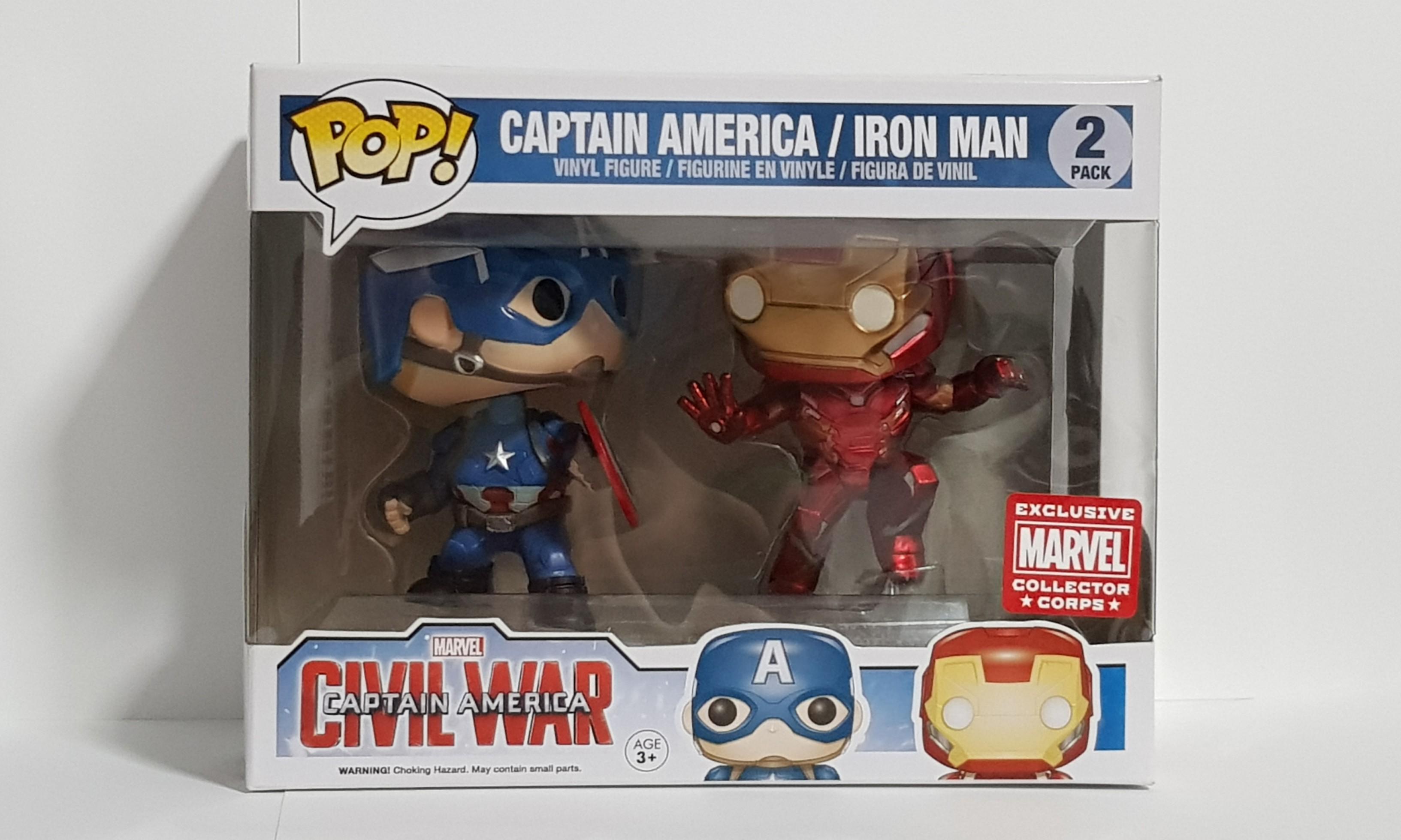 funko pop civil war 2 pack