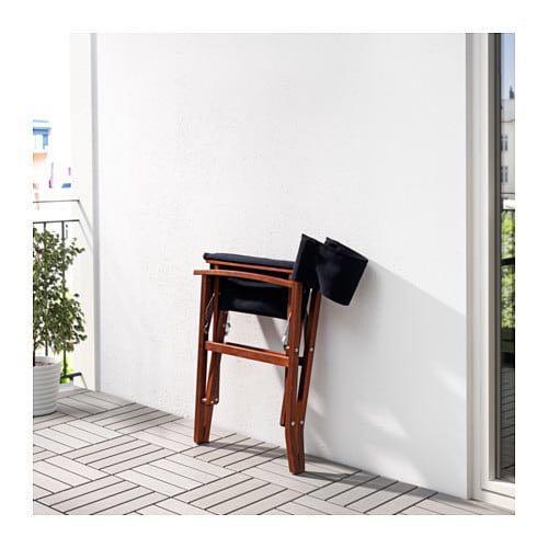 IKEA outdoor / dining director chair, Furniture & Home Living