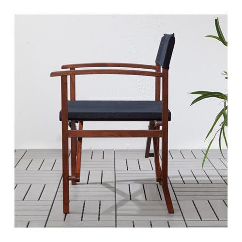 IKEA outdoor / dining director chair, Furniture & Home Living