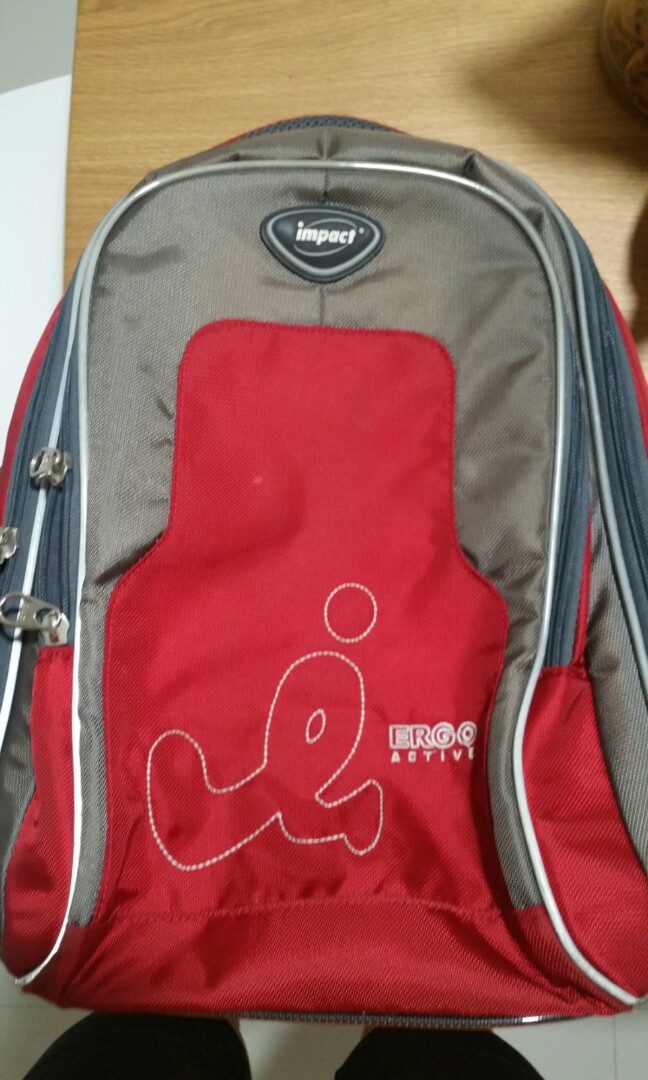 Impact ergo school bag clearance