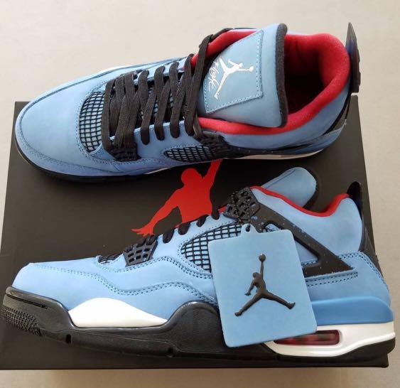 Cactus jack 4s size 13 clearance