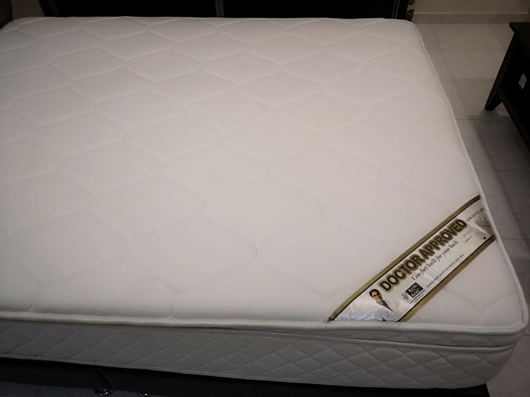 KING KOIL Latex Comfort Mattress Only, Furniture & Home Living