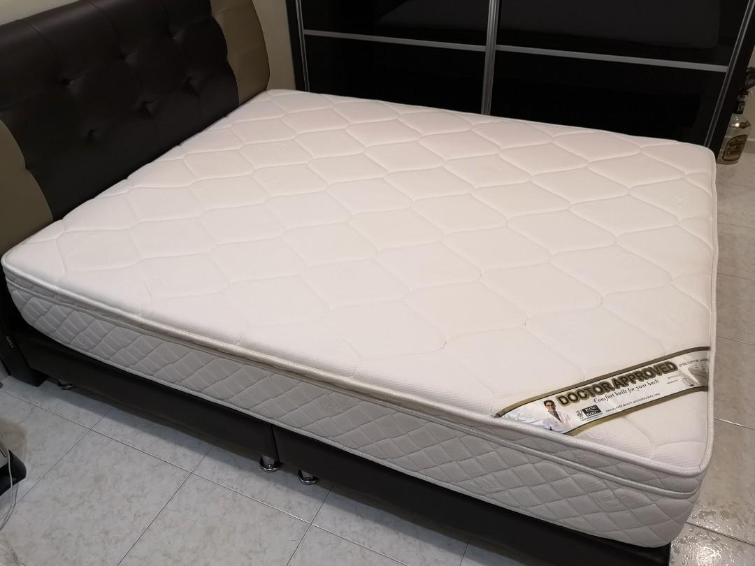 KING KOIL Latex Comfort Mattress Only, Furniture & Home Living