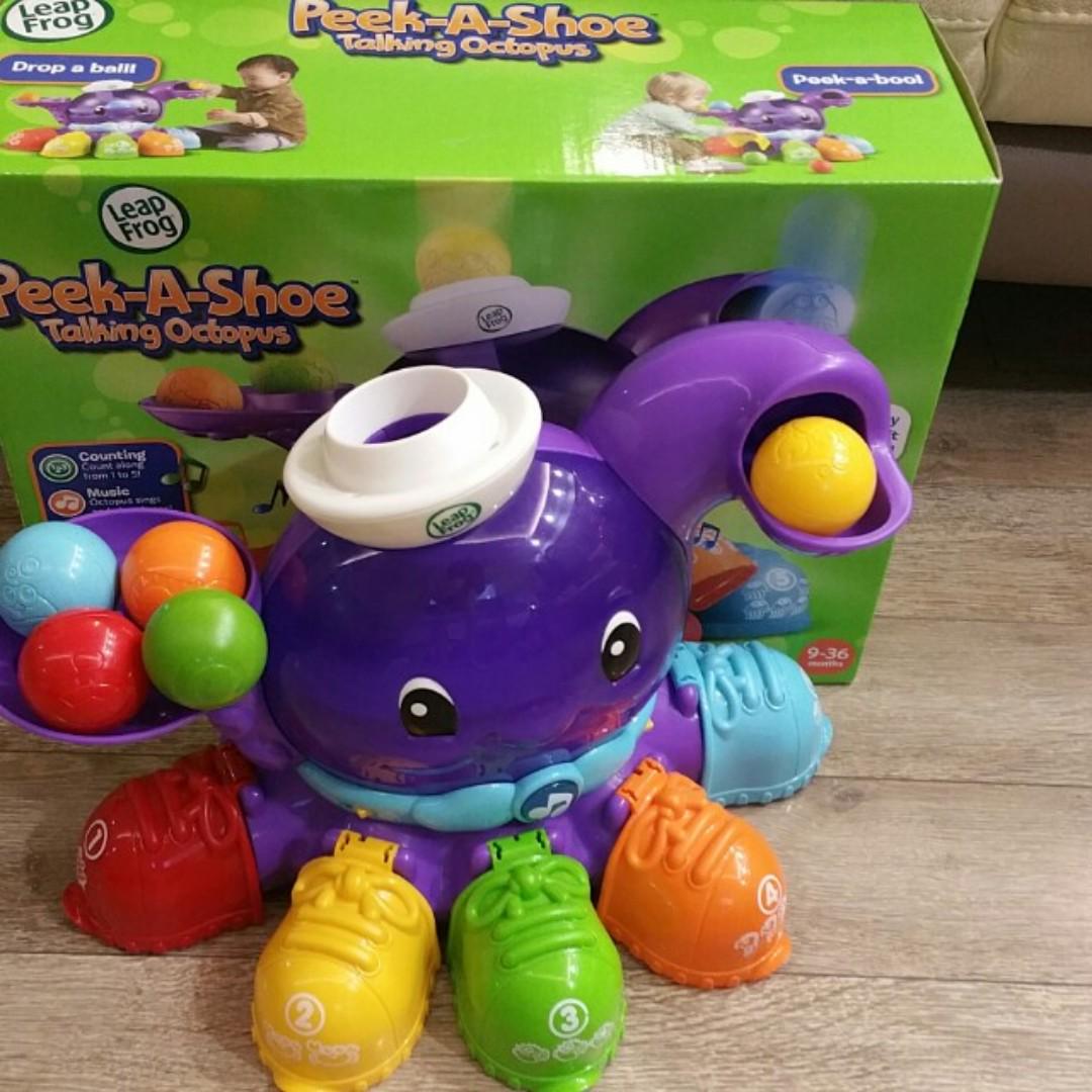 leapfrog peek a shoe octopus