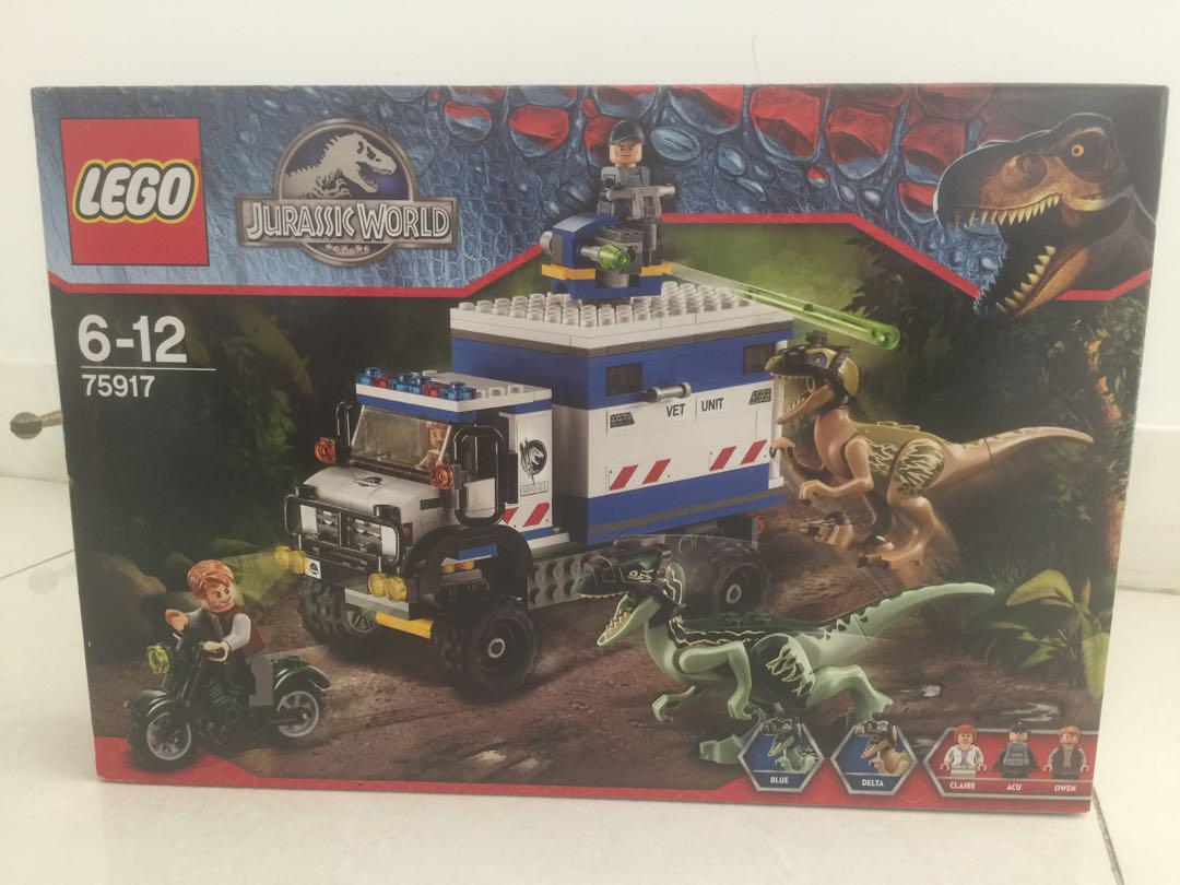 lego jurassic world raptor rampage