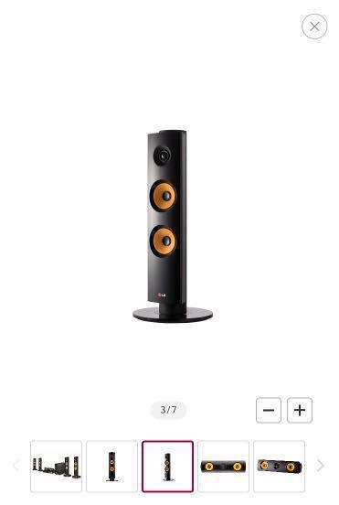 Lg 5 1ch 1000w 3d Blu Ray Home Theater With Tv Matching Half Tower