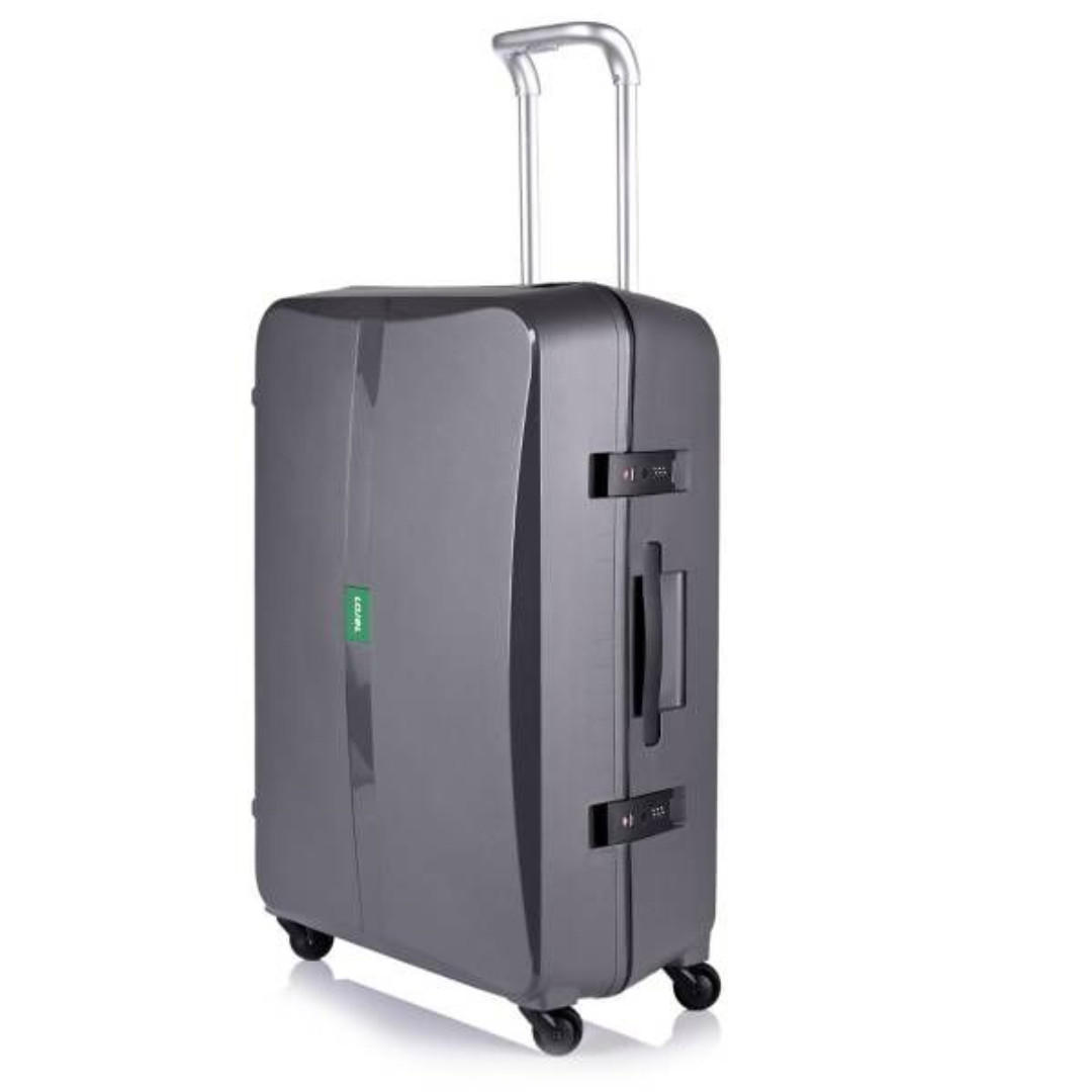 BNWT LOJEL OCTA large hardside spinner upright suitcase, dark gray