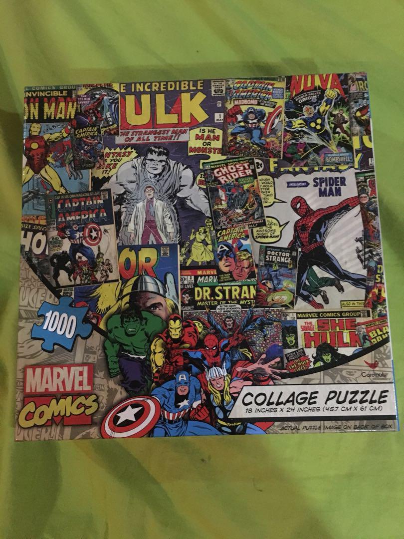 Marvel 1000 Pcs Collage Puzzle Toys Games Toys On Carousell