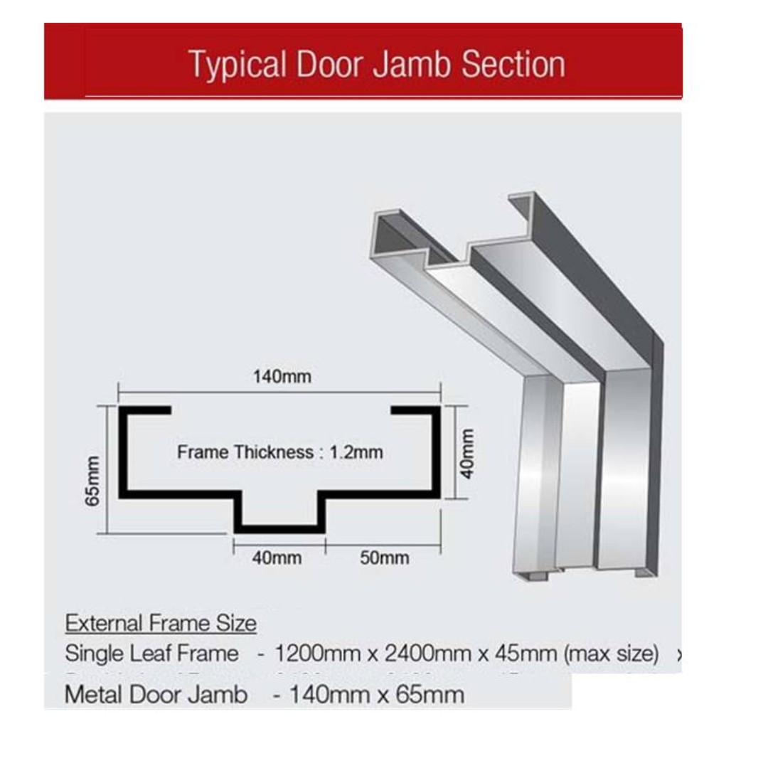 Fire Rated Door one hour (Single & Double ), Furniture & Home Living