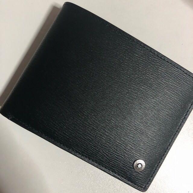 price reduced] MONT BLANC Wallet Black, Luxury, Bags & Wallets on 