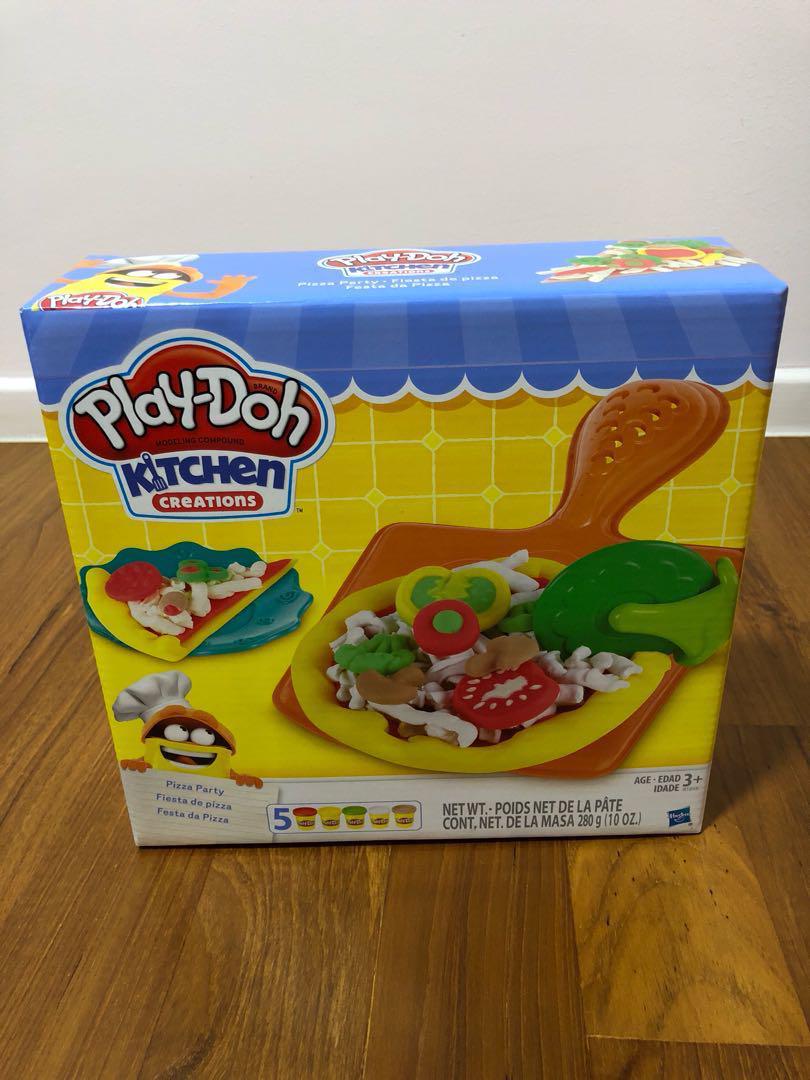 play doh kitchen creations pizza party