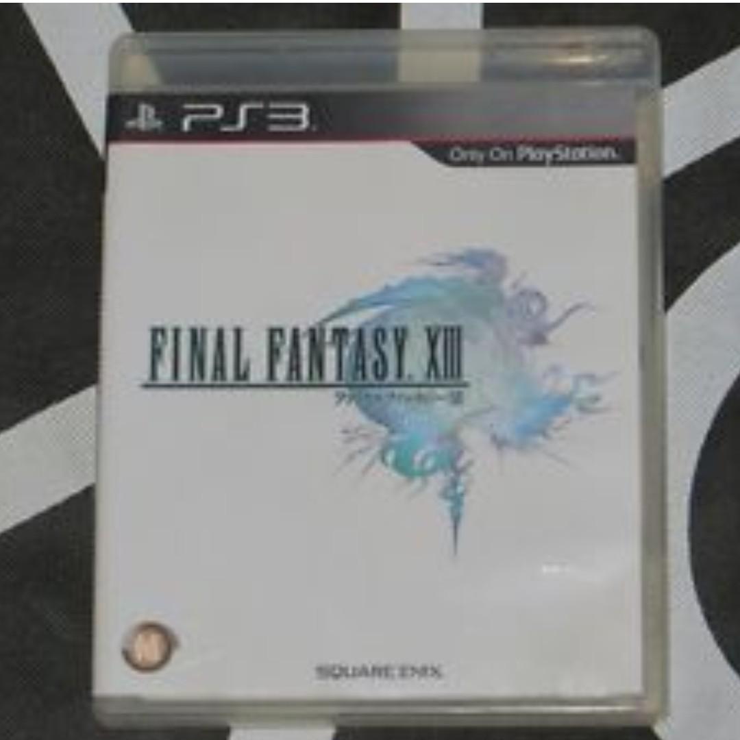[PS3 Game] Final Fantasy 13 Japan Import (Category: PlayStation) located in Quezon City. Submitted by balenese (Listing ID 174537163, Image 1). Description: Brand New and Sealed. Japanese version. Jap Audio and Jap Subtitles Can ship Via Grab Express or Lalamove #inMakati #inMandaluyong #inTaguig #inQC #inManila.