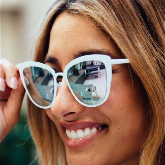 Quay Australia Supergirl Cat Eye Mirror Sunglasses Women S Fashion Accessories Eyewear Sunglasses On Carousell
